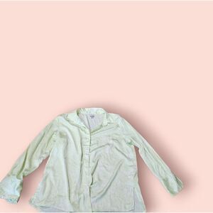 ‎Women's Long Sleeves Waves Button Down Shirt Medium